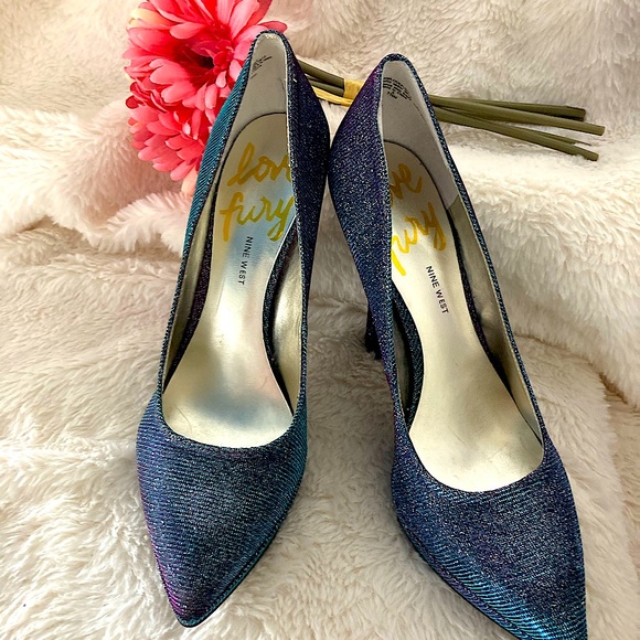 Nine West - Love Envy Sparkle Heel Sz. 7.5 - Picture 4 of 10